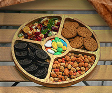 اردو خوری چوبی + پنج خونه گرد